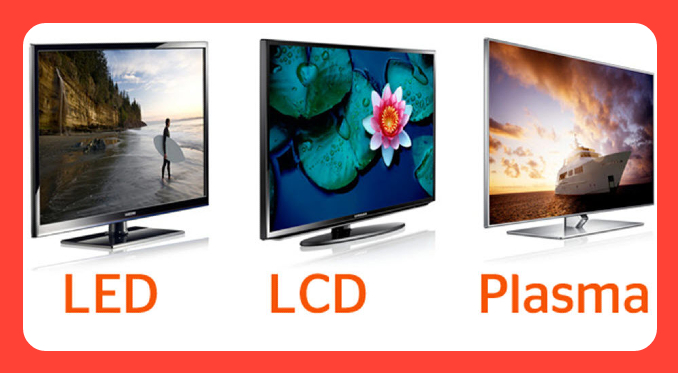 الفرق بين شاشات LCD, LED , OLED